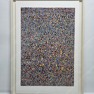 그림/김환기 에디션판화(40호)고급 원목미송액자(은하수-별빛) 금액인하