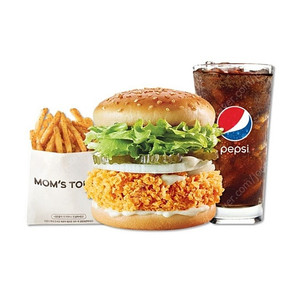 맘스터치 싸이버거 세트