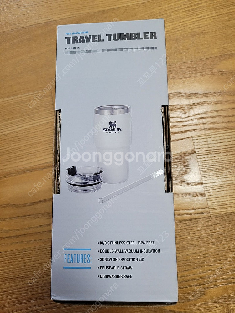 스탠리 퀜처 텀블러 화이트 473ml 새상품입니다--1