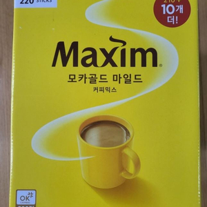 무배 맥심 모카골드 커피믹스 220t 4개 총880t