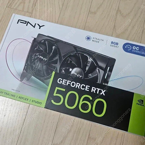 [PNY] 지포스 RTX 5060 OC D7 8GB Dual Fan STCOM 미개봉 새제품