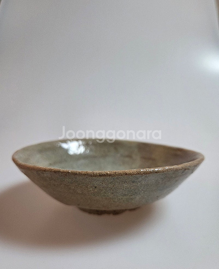 대구골동품 조선시대 전기 경남지역 조선백자소다완--0