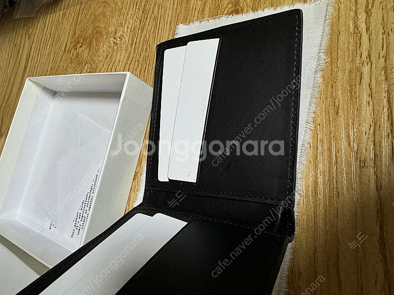 메종 마르지엘라 스티치 반지갑 그레이--1