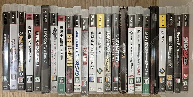 플스3(PS3) CD 24종 일괄 팝니다.(10만원)--0