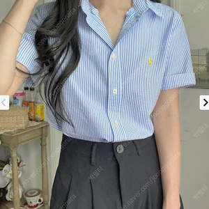폴로 보이즈 시어서커 반팔 셔츠 XL 새상품