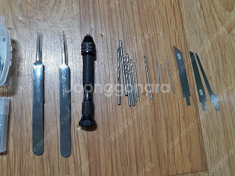 프라모델 사포, 핀바이스, 핀셋, 도색집게, 붓, 톱날...--2
