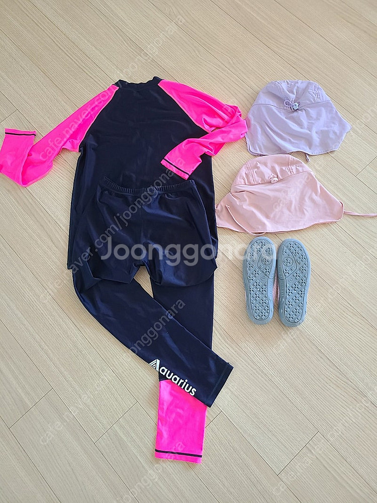 어린이 수영복세트 / 수영복,수영모,아쿠아슈즈,구명조끼--0