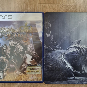 PS5 플스5 몬스터헌터 와일즈 스틸북 포함