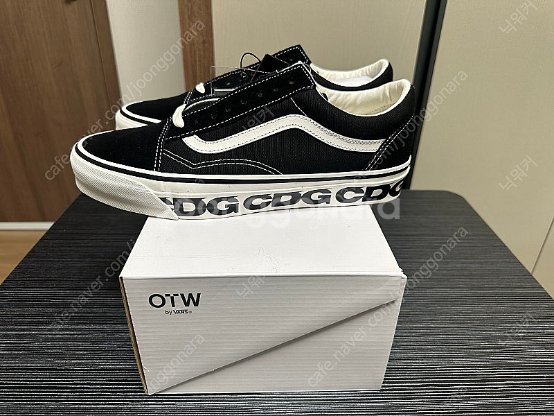 285 반스 x CDG OTW 올드스쿨 꼼데가르송 블랙--1