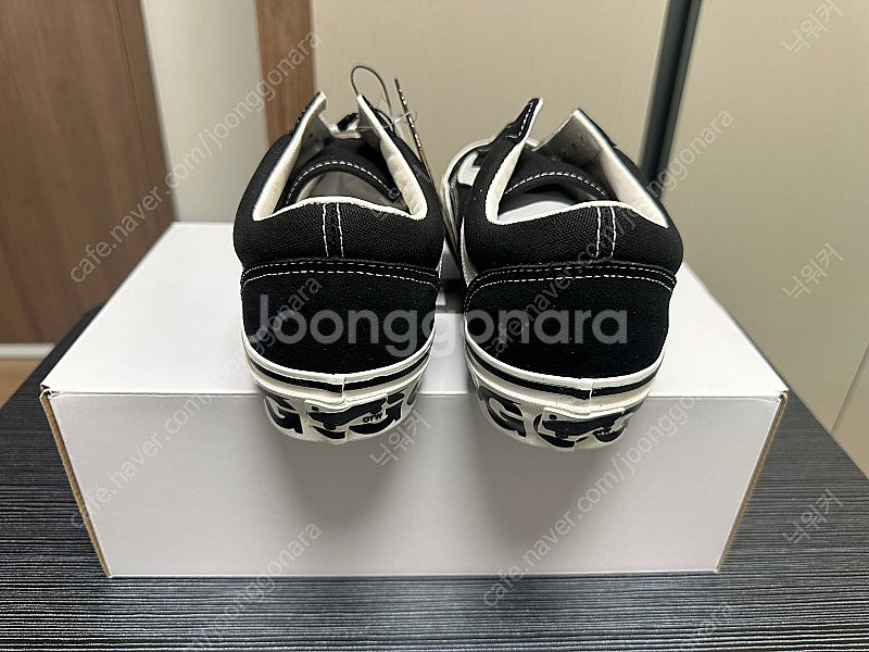 285 반스 x CDG OTW 올드스쿨 꼼데가르송 블랙--4