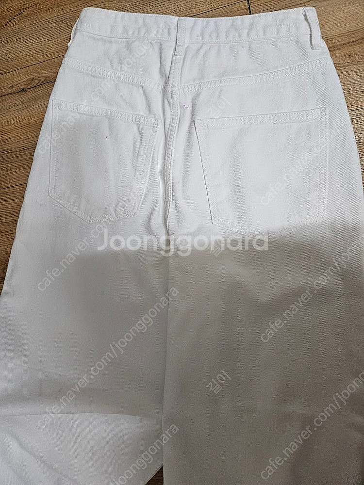 HAE146 Wide white 데님 팬츠 (2025년...--2