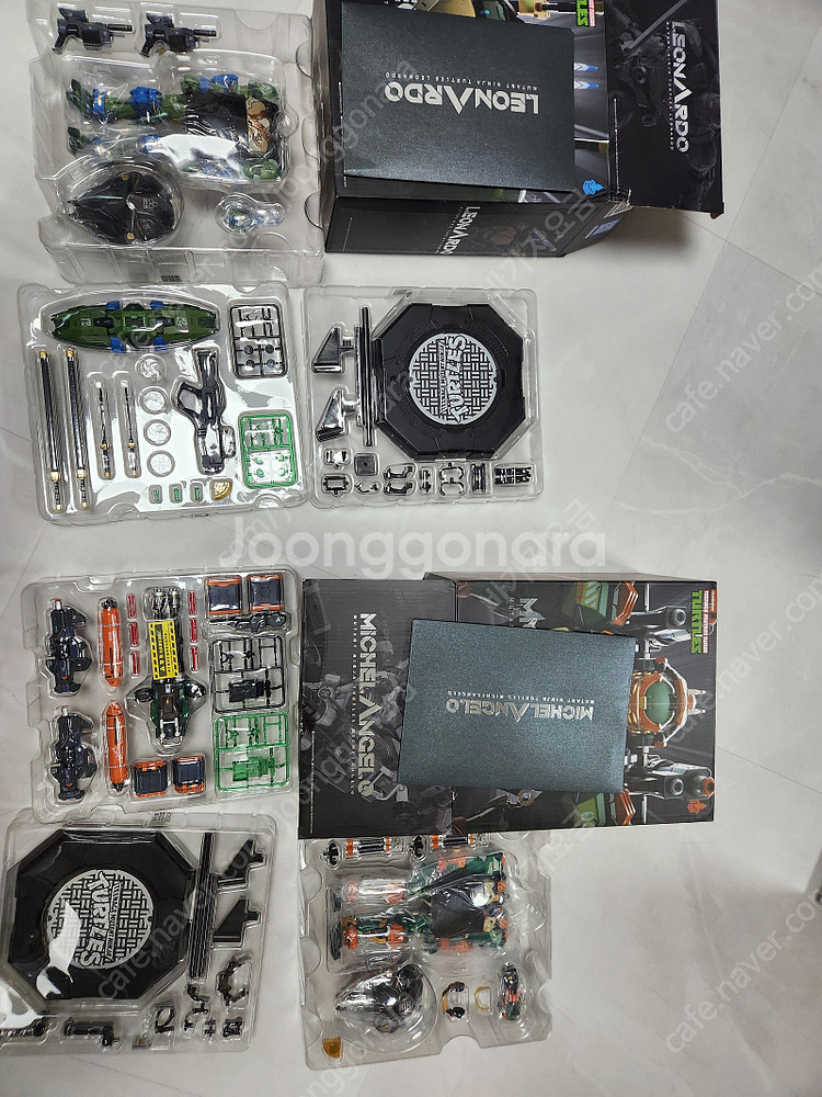 히트보이즈 메카 닌자거북이 레오나르도, 미켈란젤로--3