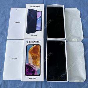 A15 (블루블랙) + 와이드7 (그레이) 팝니다.
