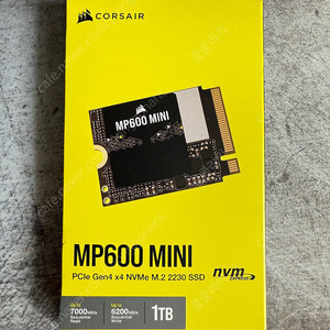 [M.2 2230]커세어 MP600 MINI 1TB SSD UMPC용