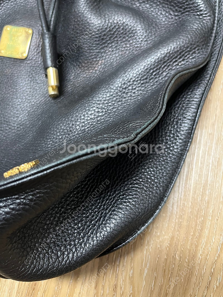 MCM 가죽 숄더백--2