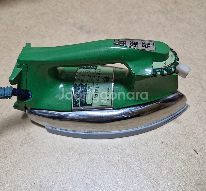 (빈티지) 삼성전기 태광표 다리미 110V--2