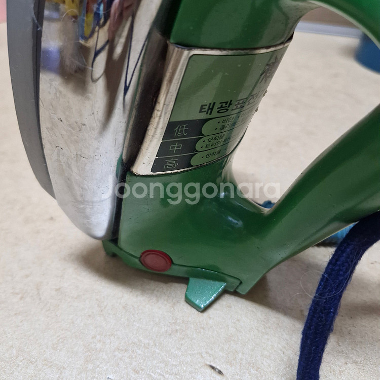 (빈티지) 삼성전기 태광표 다리미 110V--3
