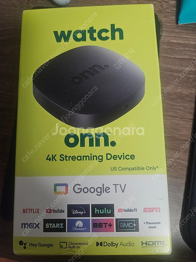 onn. 4K Streaming Device 구글 크롬...--0