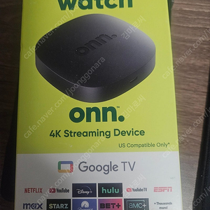 onn. 4K Streaming Device 구글 크롬캐스트