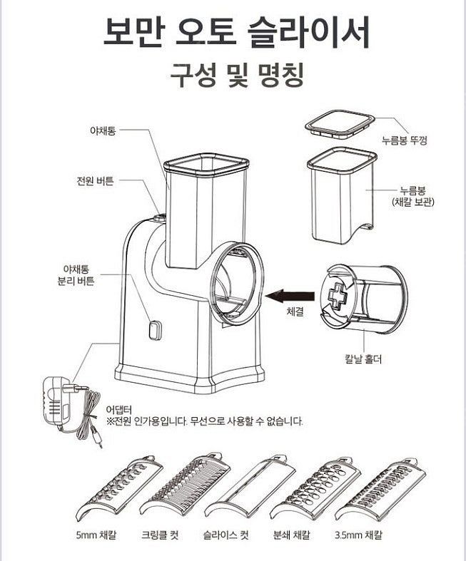 보만 오토 슬라이서 (새상품)--5