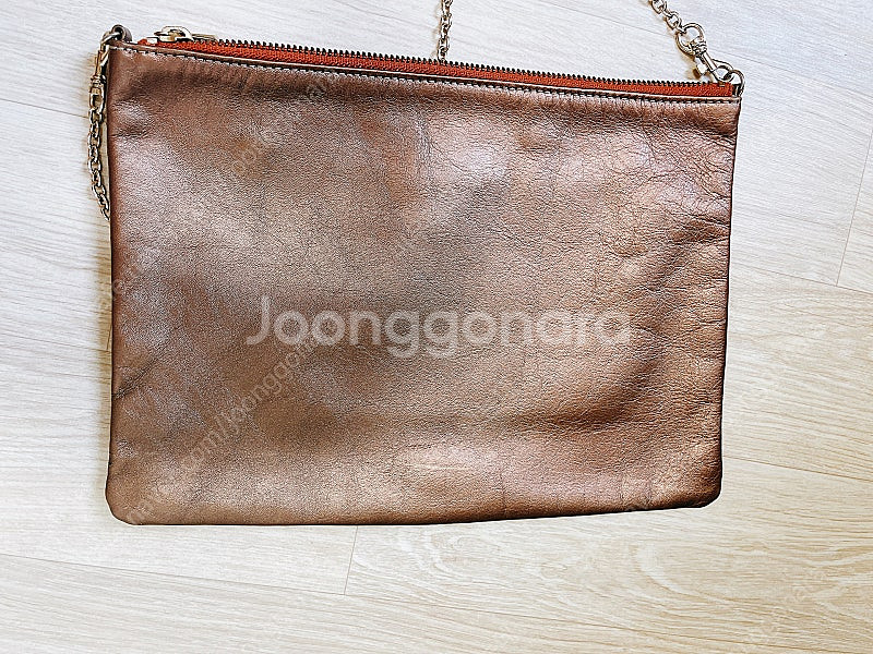 Anne Klein 앤클라인 파이톤 뱀피 클러치 체인--2