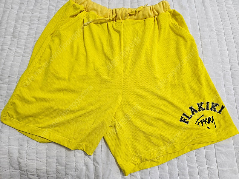 플라키키 유니폼 셋업 12y 옐로우 반팔티&반바지세트 이미지