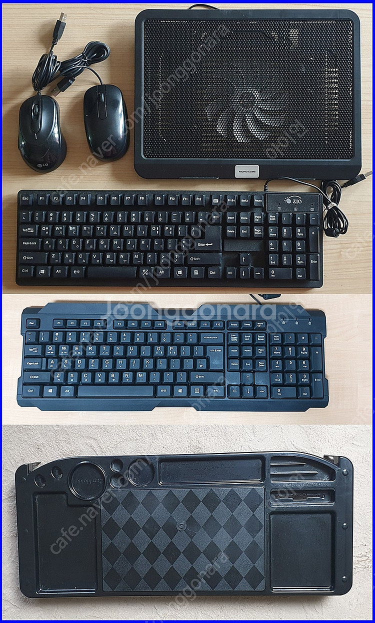 불용품 6가지 일괄 처분>> 노트북 쿨링 패드, 모니터...--0