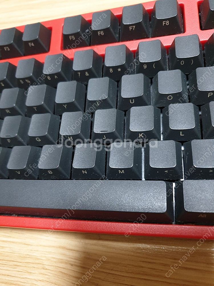 레오폴드 FC750R 레드에디션 저소음 적축 영문키보드--2