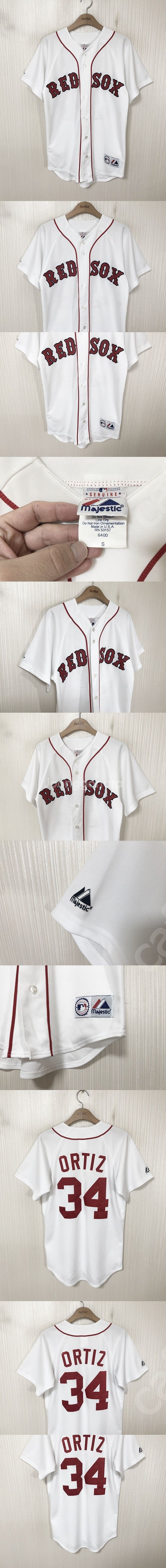 MLB 마제스틱 보스턴레드삭스 올드 홈유니폼/져지 S ...--0