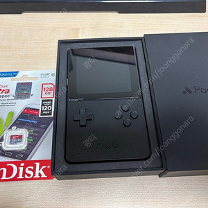 아날로그 포켓 블랙 + 128g sd카드