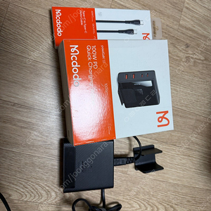 [맥도도] GaN PD3.0 PPS 100W 초고속 4포트 멀티 충전기+충전케이블