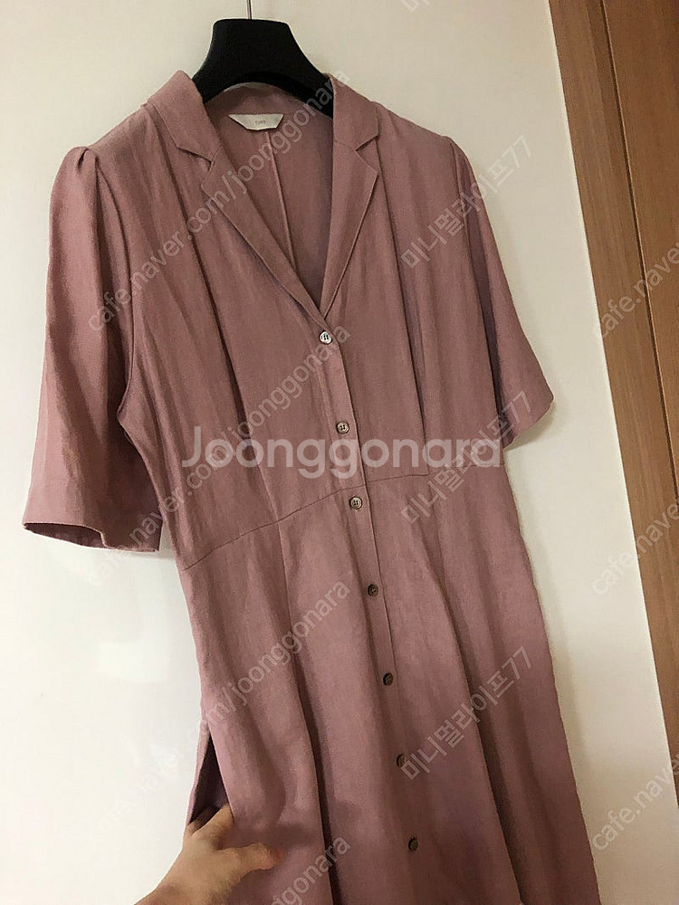 오르 orr 20년 린넨100 카라 반팔 원피스 원피스...--5