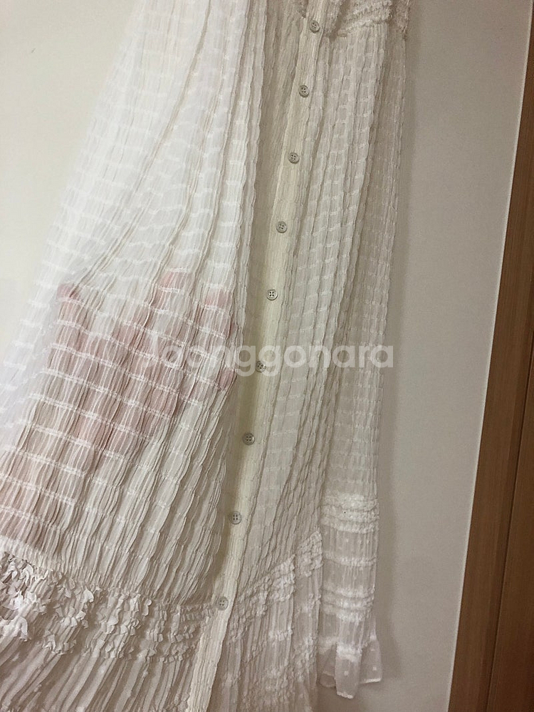 써스데이아일랜드 레이스 시스루 레이어드 아일렛 슬리브리...--4
