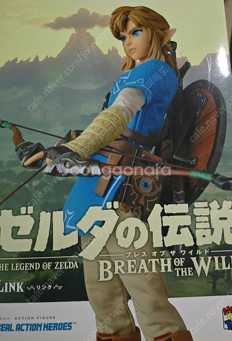 가격인하) RAH 젤다 링크 야숨버전 액션 피규어 개봉...--0