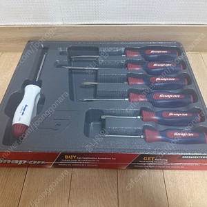 스냅온 소프트그립 드라이버 6pcs + 라쳇드라이버 세트