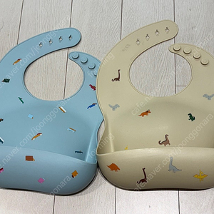 무쉬 실리콘 턱받이 2개