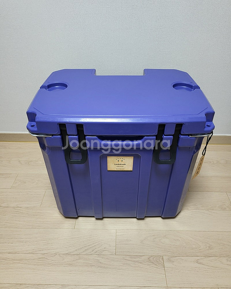 락앤락 하드쿨러 캐리어형 35L 바이올렛 아이스박스 캠...--0