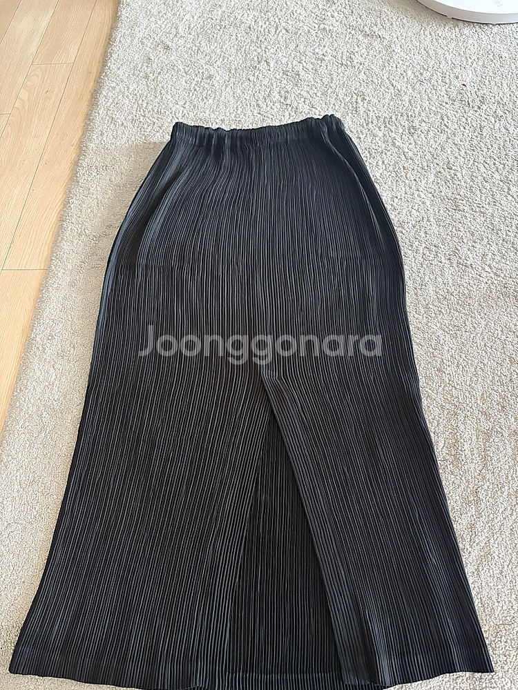 이세이미야케 해칭스커트 블랙 1사이즈--2