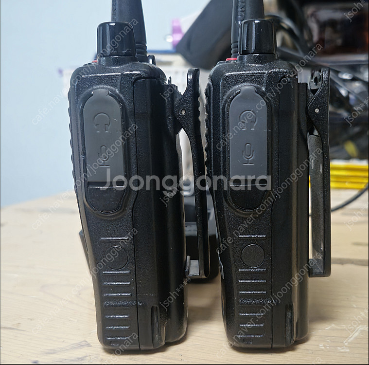 국산 유니모 업무용 무전기 pz-400clear 2대 ...--4