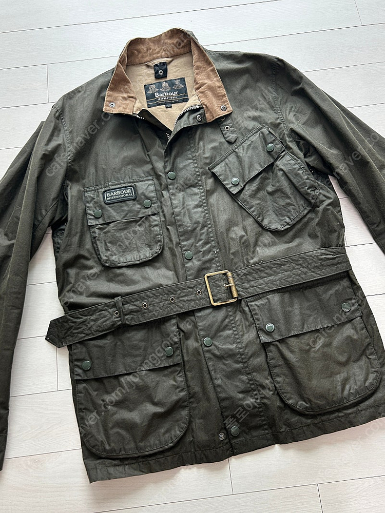 [바버 인터네셔널] 라이트웨이트 SL 왁스 자켓 L 사이즈--3