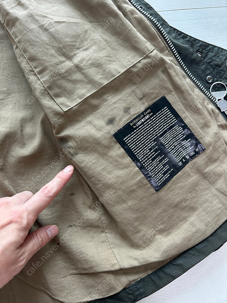 [바버 인터네셔널] 라이트웨이트 SL 왁스 자켓 L 사이즈--9