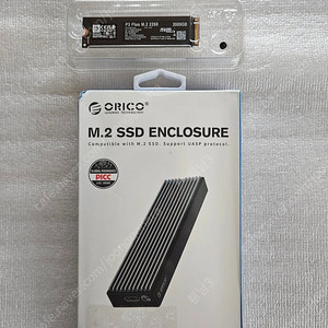 마이크론 Crucial P3 Plus M.2 NVMe 2TB+오리코 NVME 외장 SSD 케이스 미개봉 새제품 영상작업이 켄슬되서 판매합니다 이삿짐 정리중이라 다른물품도 같이 말