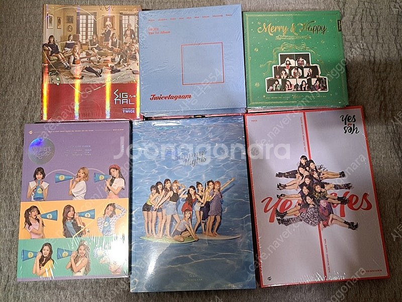 트와이스 미개봉 앨범 및 포토카드+브로마이드 등--0