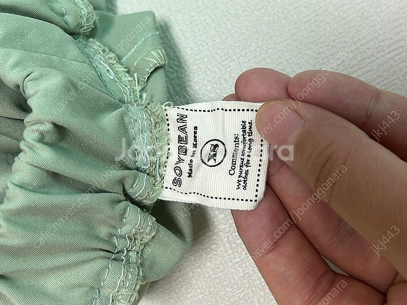 소이빈 코튼반바지 XS 연카키 (반택포)--1