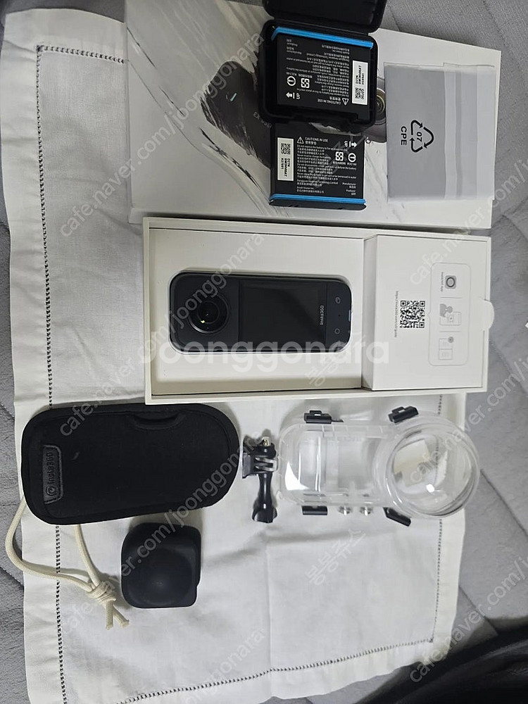 인스타360x3 다이브번들, 인비저블 방수케이스--5