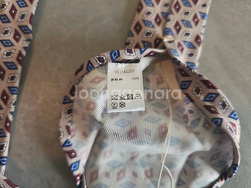 링자켓 나폴리 다이아몬드 패턴 3폴드 스포데라토 타이 ...--4