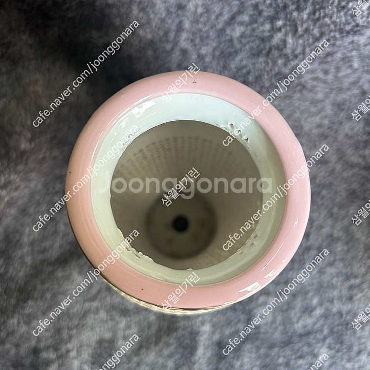 투각 도자기 화분 투각분 난화분 꽃병 화병 장식품--2