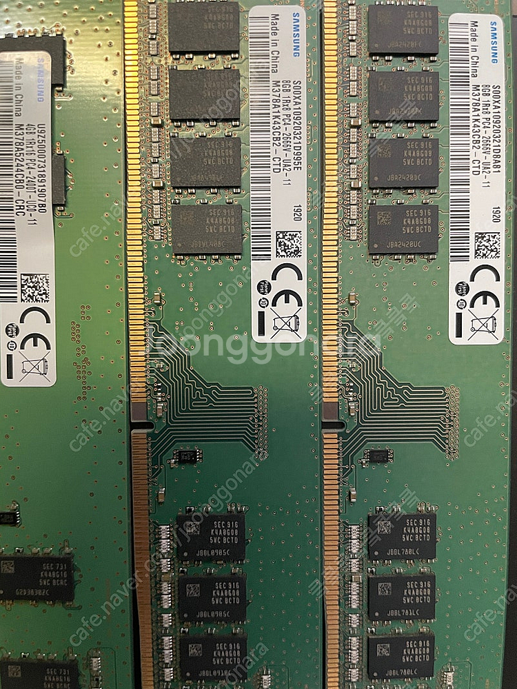 삼성 DDR4 메모리 3개 일괄 판매--0