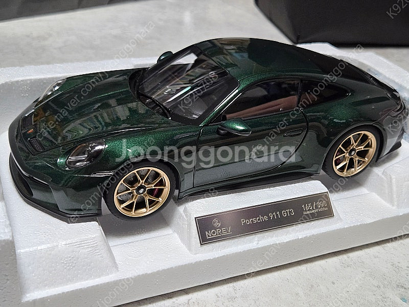 1:18 1/18 노레브 포르쉐 GT3 그린 한정모델 ...--0