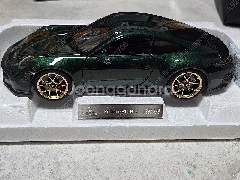 1:18 1/18 노레브 포르쉐 GT3 그린 한정모델 ...--1